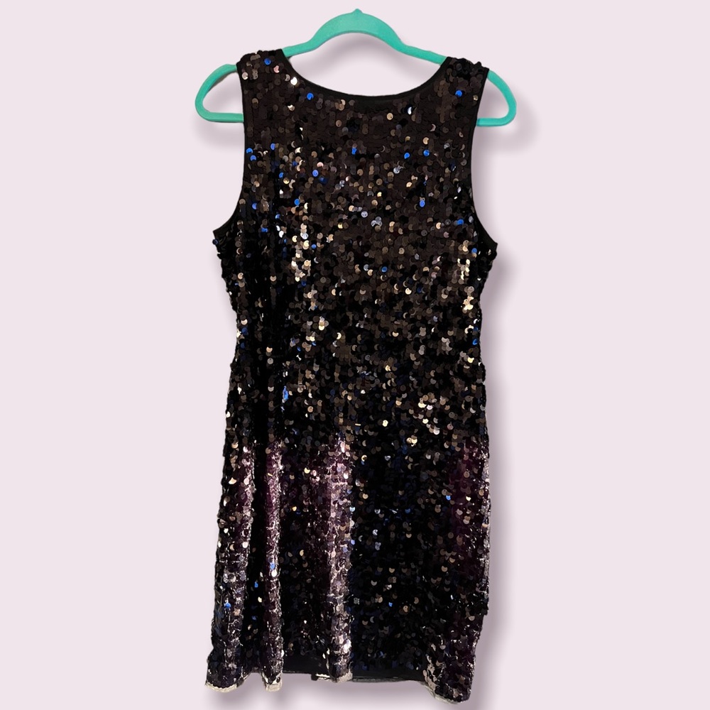 Spense sleeveless black sequin cocktail dress NWT - size 12